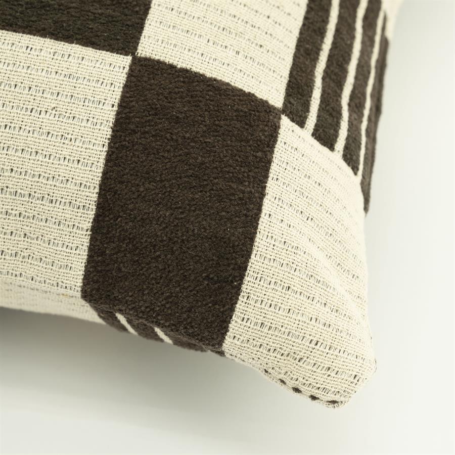 By-Boo Pillow Twist 45x45 cm - brown