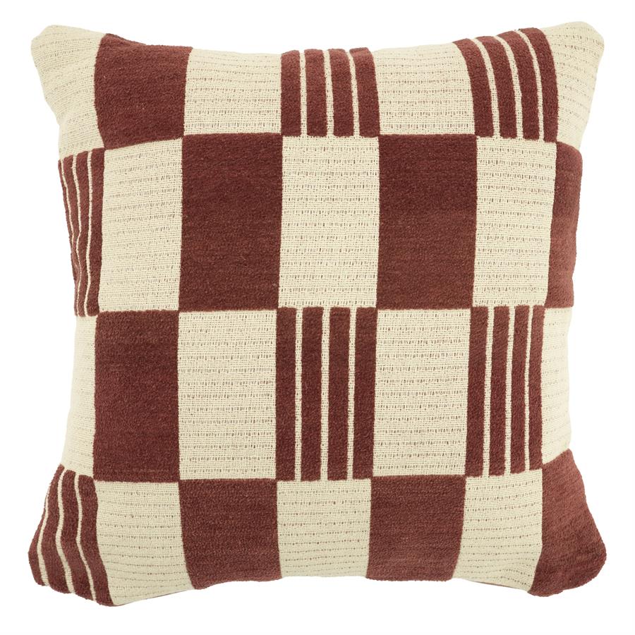 By-Boo Pillow Twist 45x45 cm - burgundy