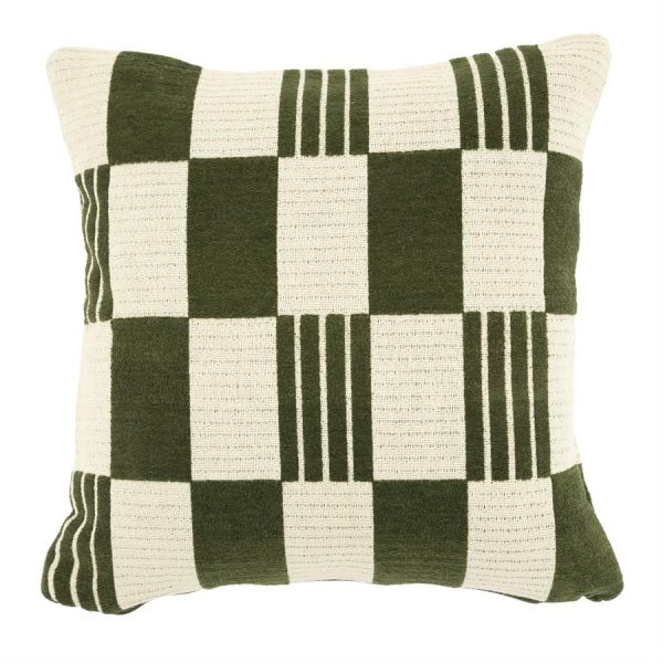 By-Boo Pillow Twist 45x45 cm - green