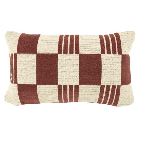 By-Boo Pillow Twist 35x55 cm - burgundy