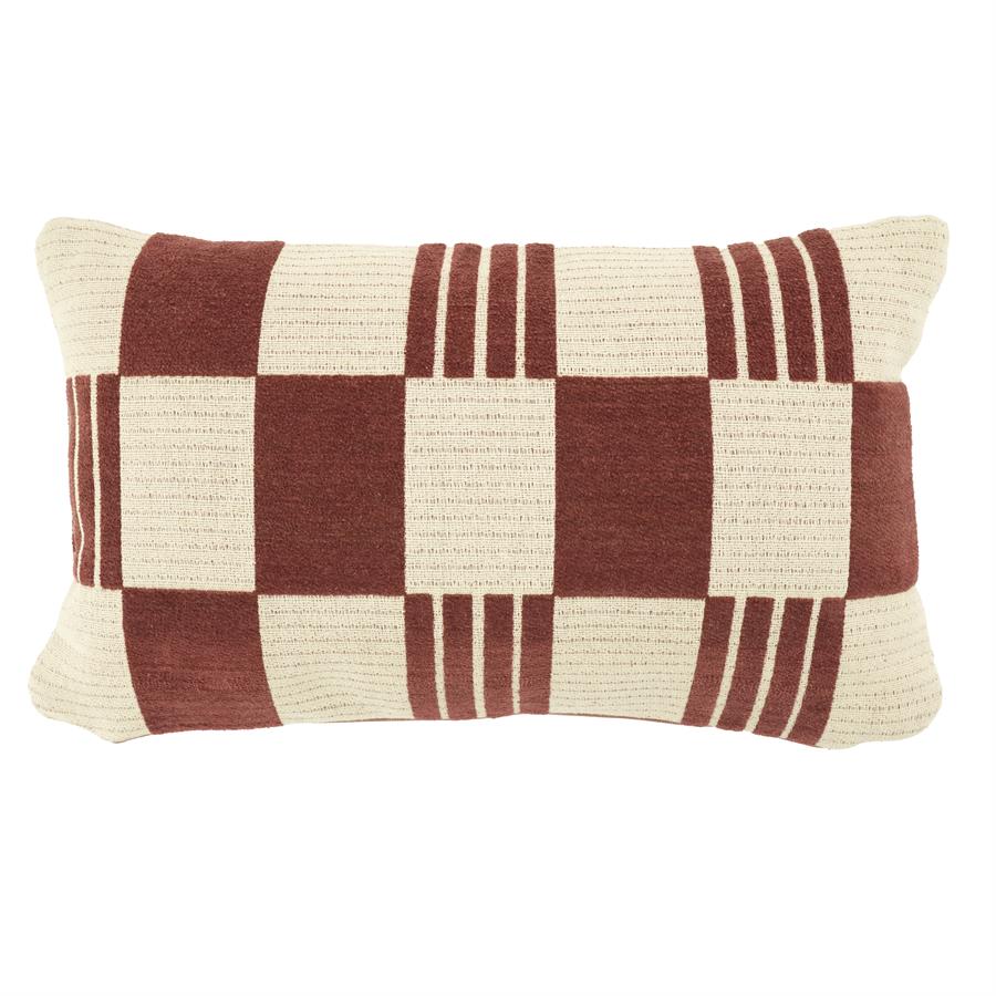 By-Boo Pillow Twist 35x55 cm - burgundy
