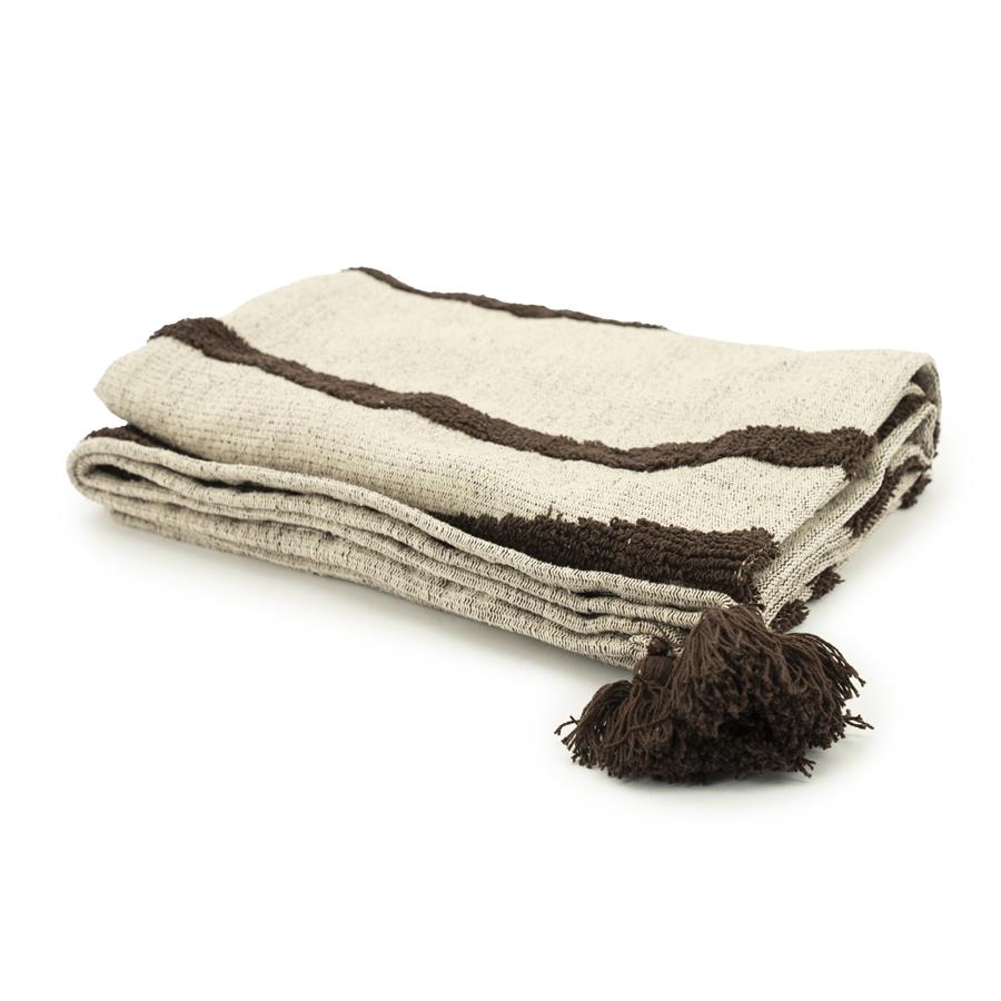 By-Boo Plaid Majani - dark brown