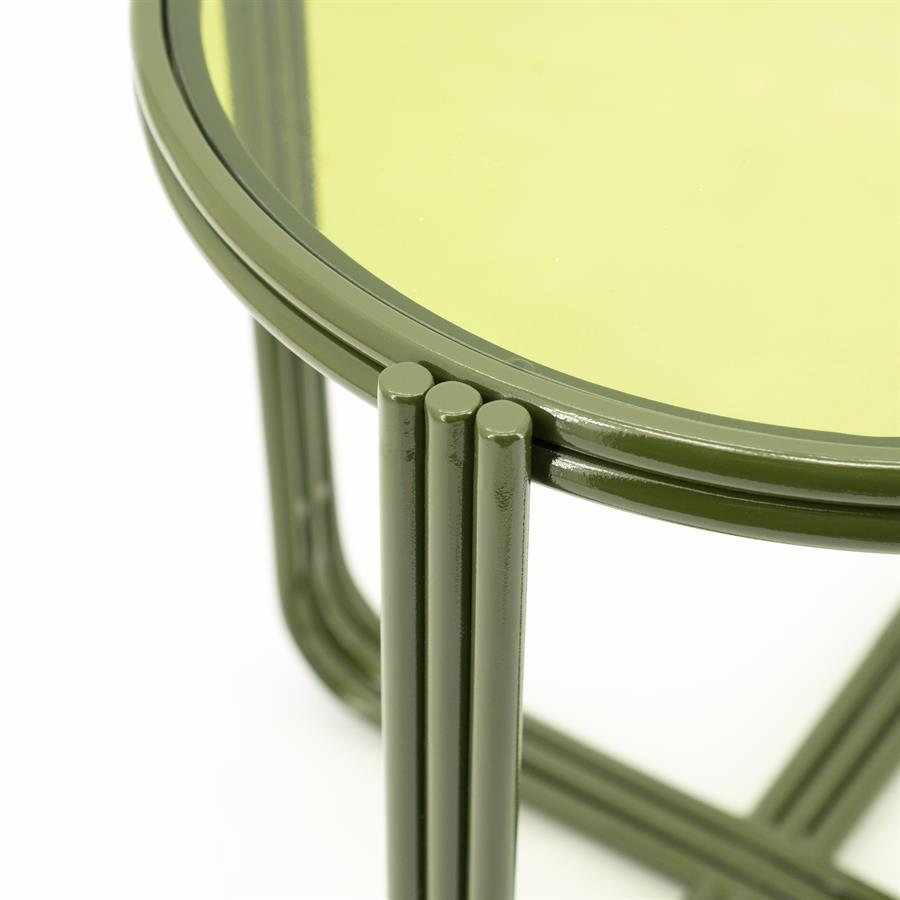 By-Boo Side table Groovy - green