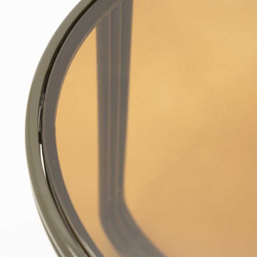 By-Boo Side table Groovy - brown