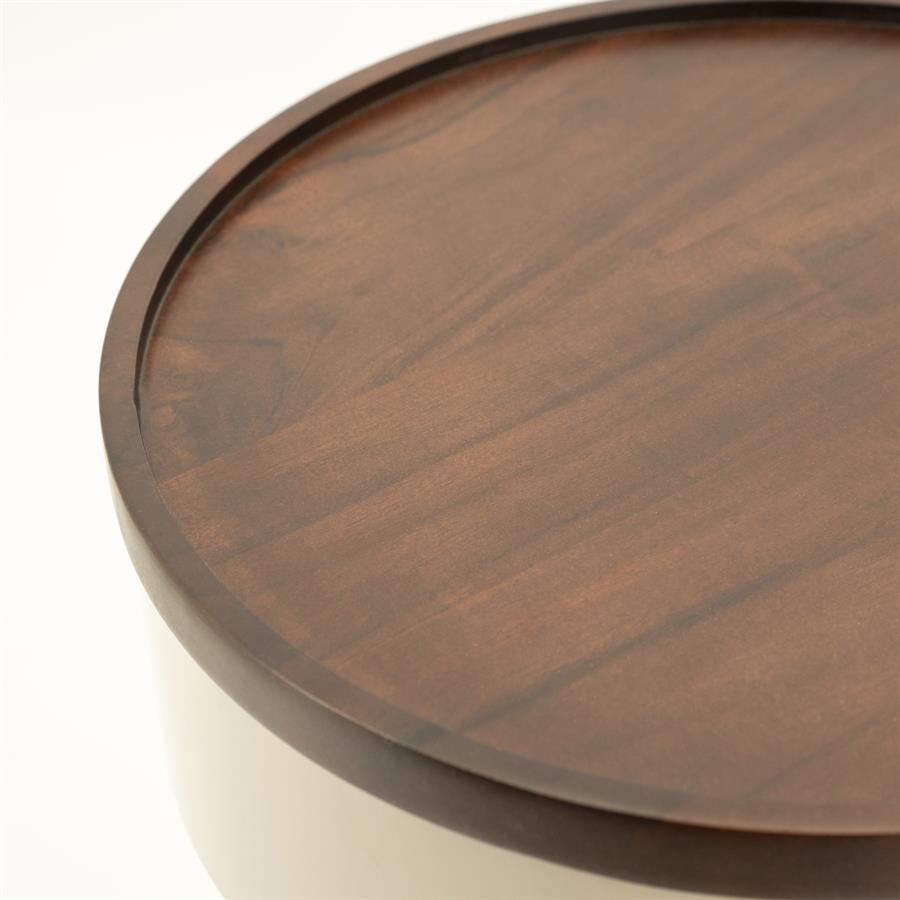 By-Boo Side table Tondo - taupe