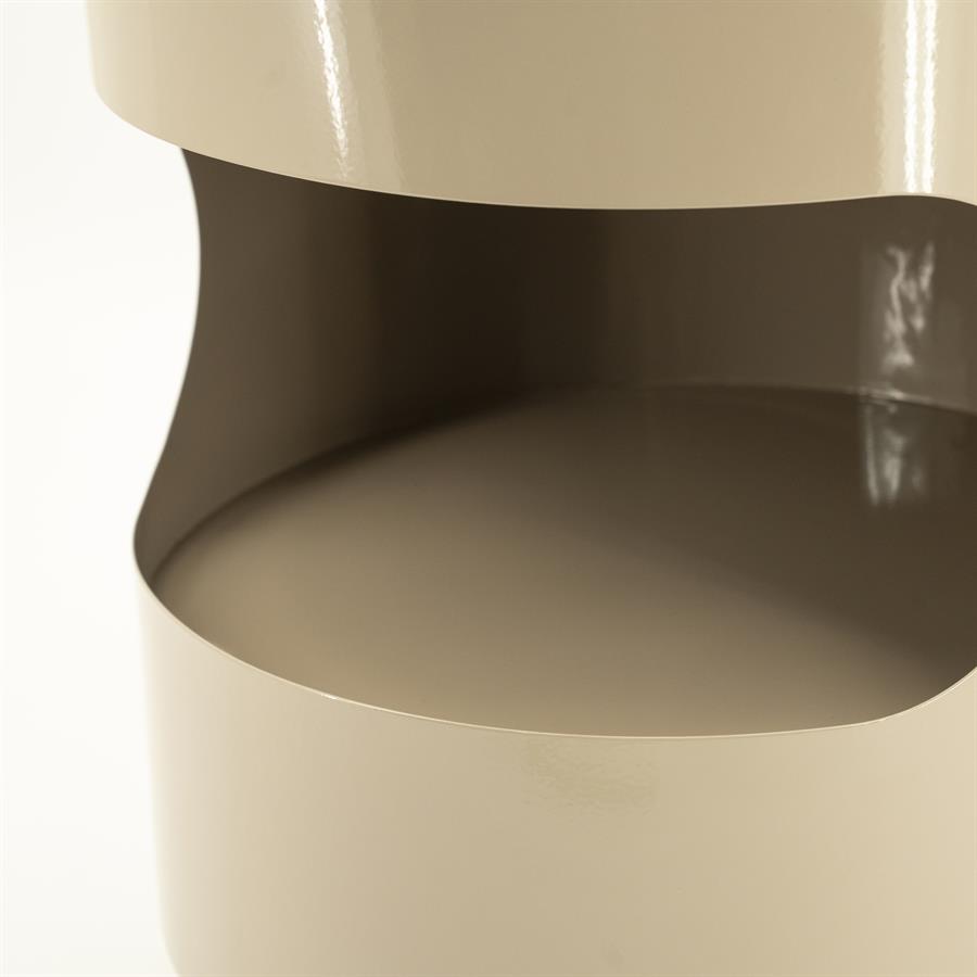 By-Boo Side table Tondo - taupe