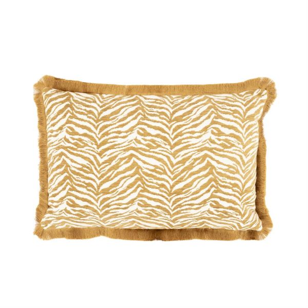By-Boo Pillow Tigra 40x60 cm - mustard