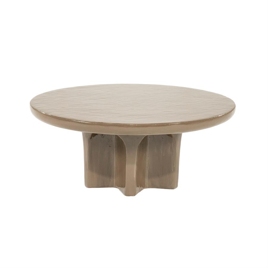 By-Boo Coffee table Circolo large - dark brown