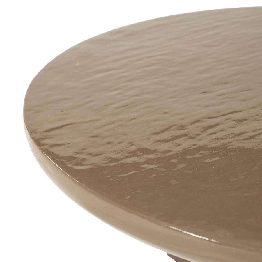 By-Boo Coffee table Circolo large - dark brown