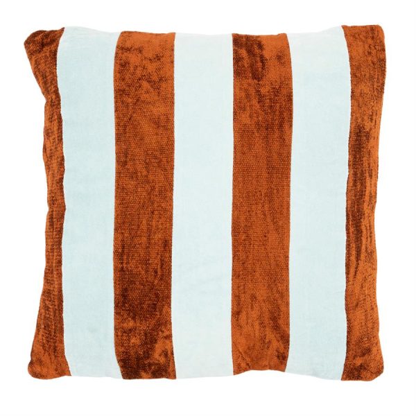 By-Boo Stripey 45x45 cm - light blue / caramel