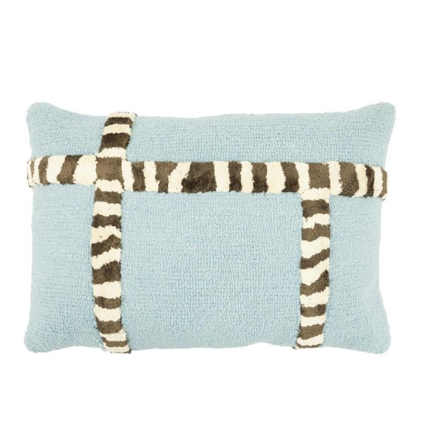 By-Boo Pillow StripeScape - light blue