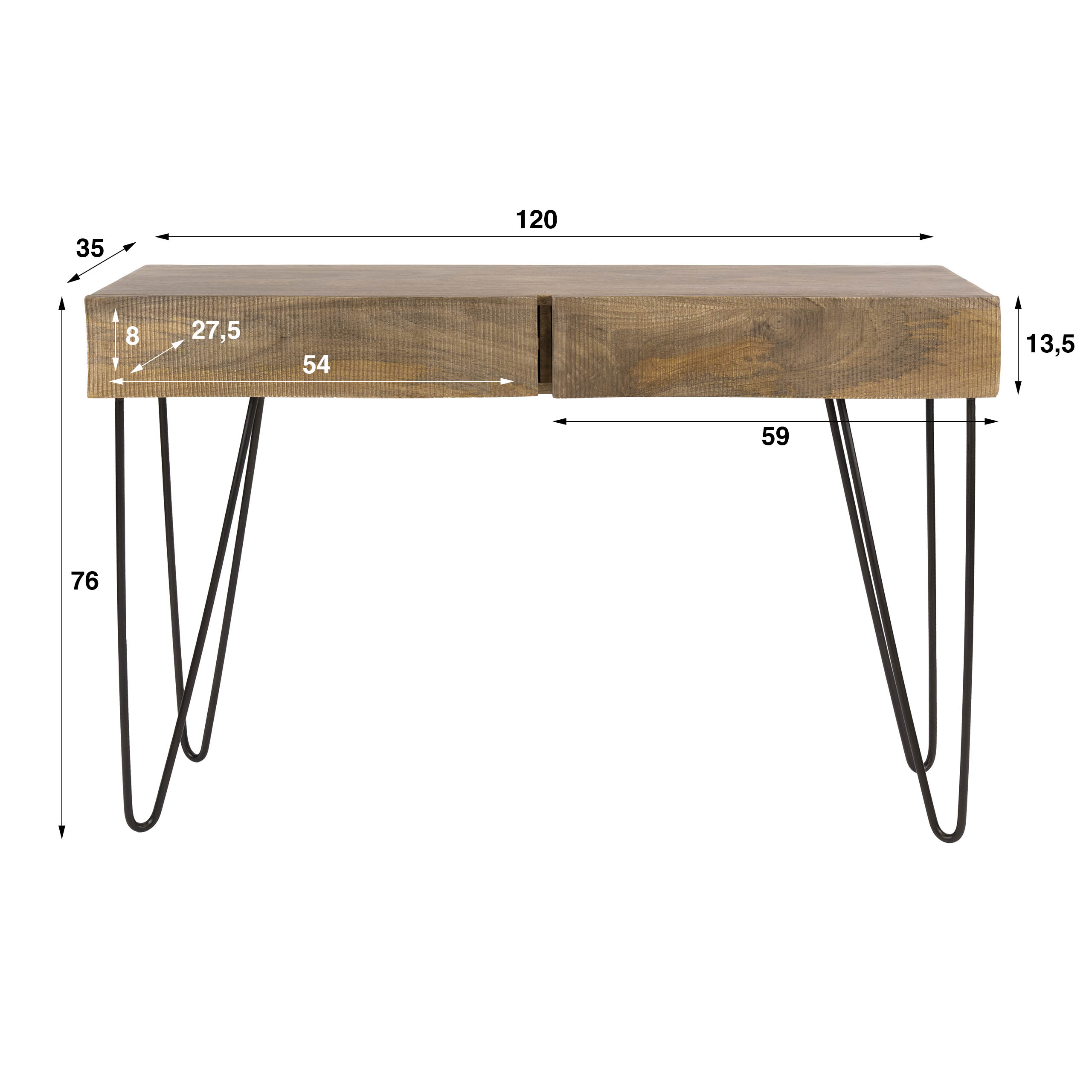 Zijlstra Hal-/kaptafel Ocean 2L