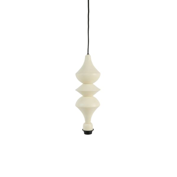 Light & Living Pendel Ø13x34 cm SIOTA mat crème