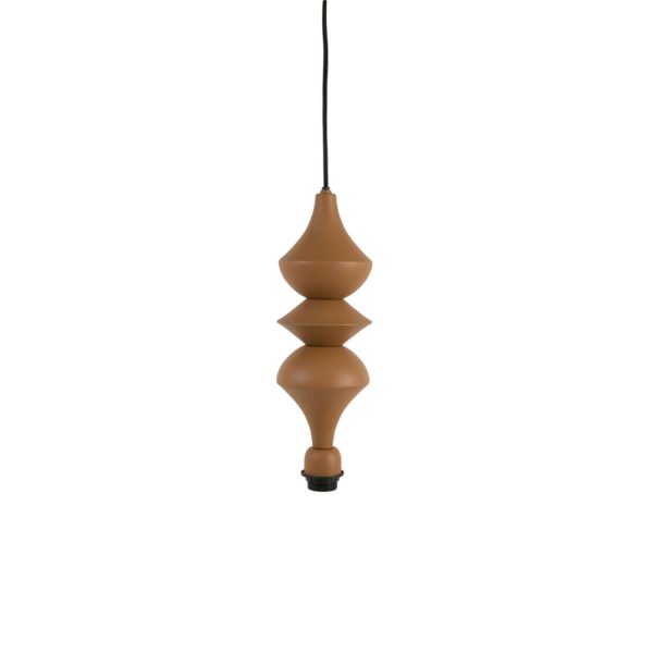 Light & Living Pendel Ø13x34 cm SIOTA mat terra