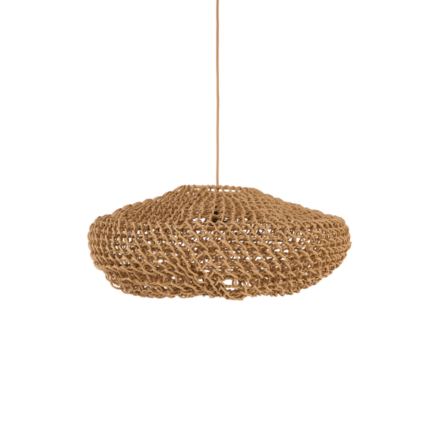 Light & Living Hanglamp Ø65x25 cm TWAN licht bruin