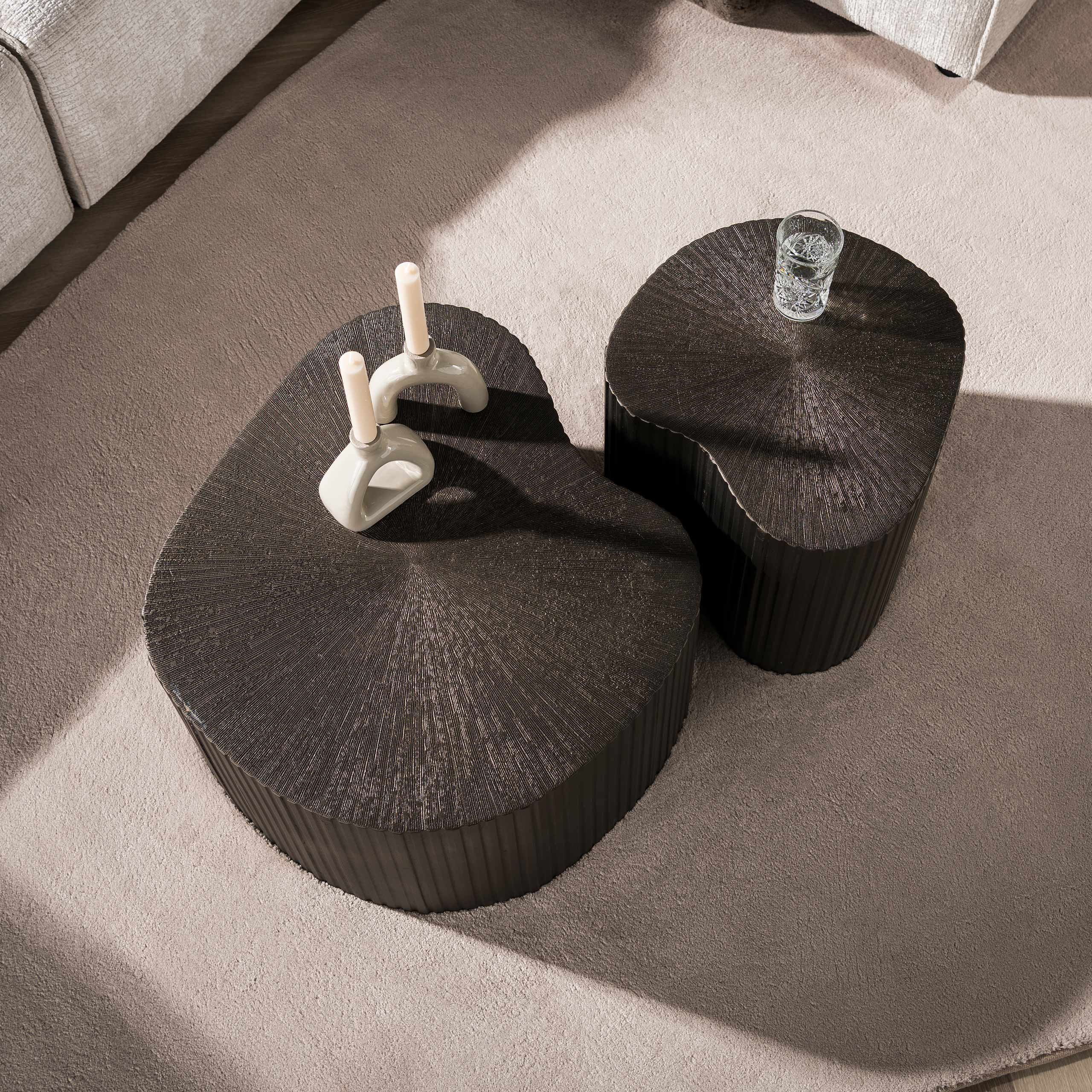 Zijlstra Salontafel Maya Ray niervormig set/2