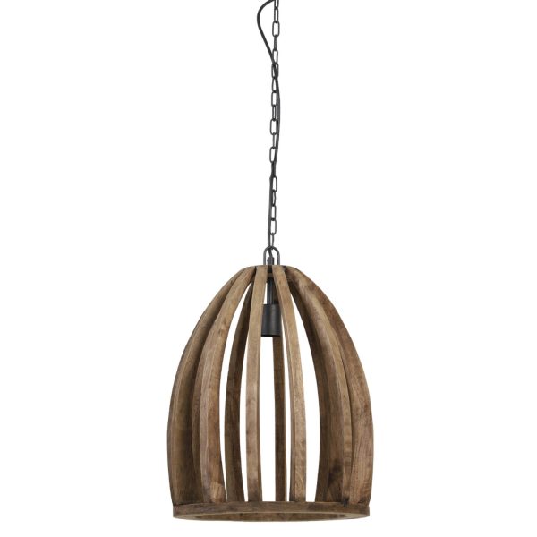 Light & Living Hanglamp Ø38x46 cm HARANKA hout donker bruin