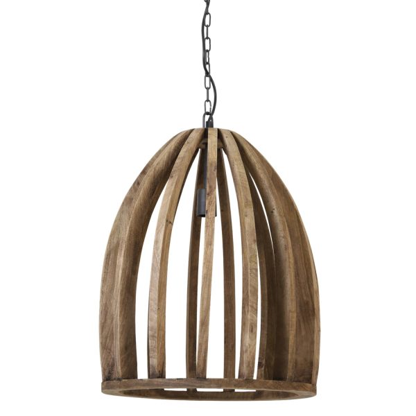 Light & Living Hanglamp Ø47x56 cm HARANKA hout donker bruin