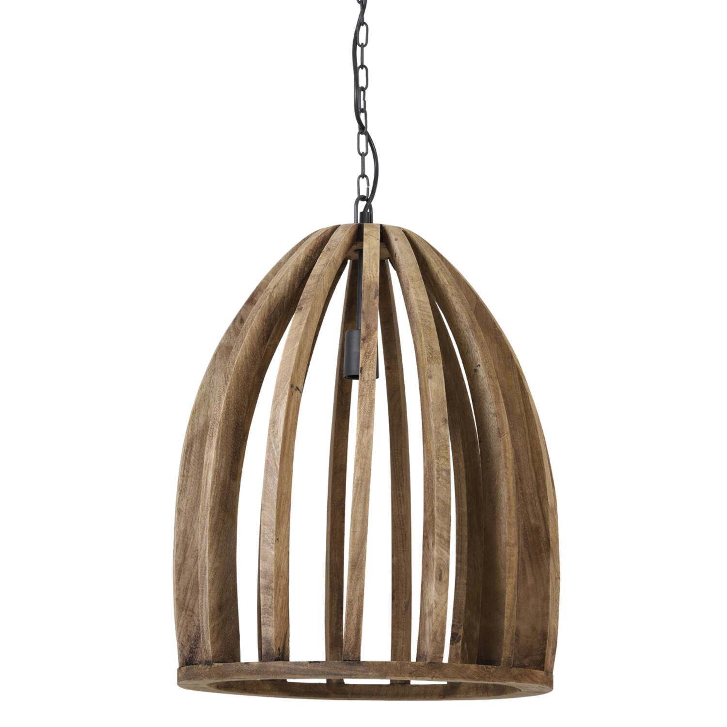 Light & Living Hanglamp Ø47x56 cm HARANKA hout donker bruin