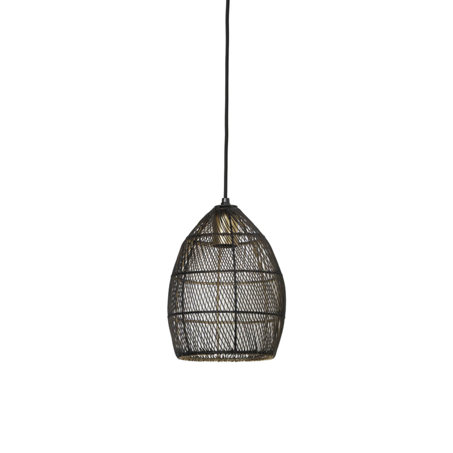 Light & Living Hanglamp Ø20x25 cm MEYA zwart-goud