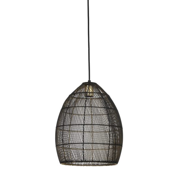 Light & Living Hanglamp Ø30x37 cm MEYA zwart-goud