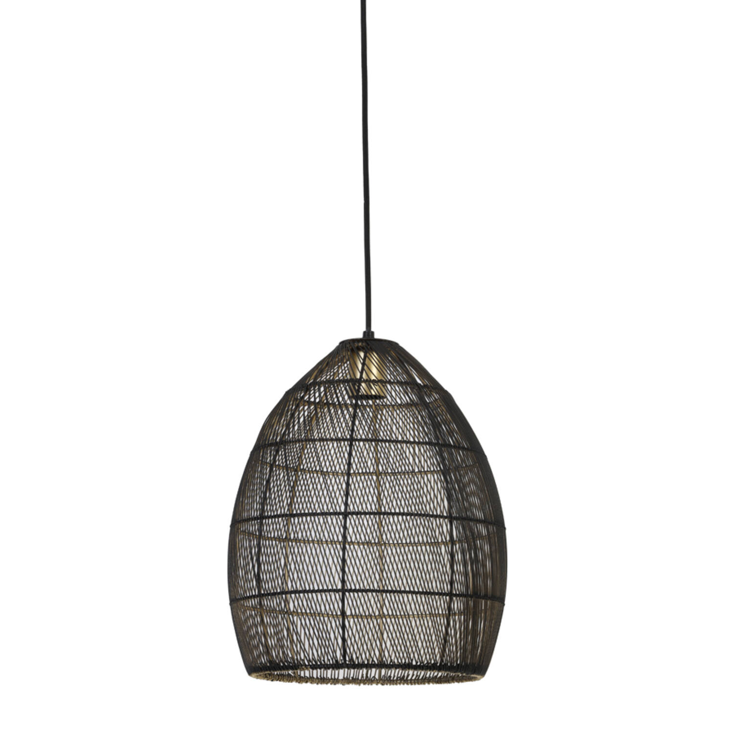 Light & Living Hanglamp Ø30x37 cm MEYA zwart-goud