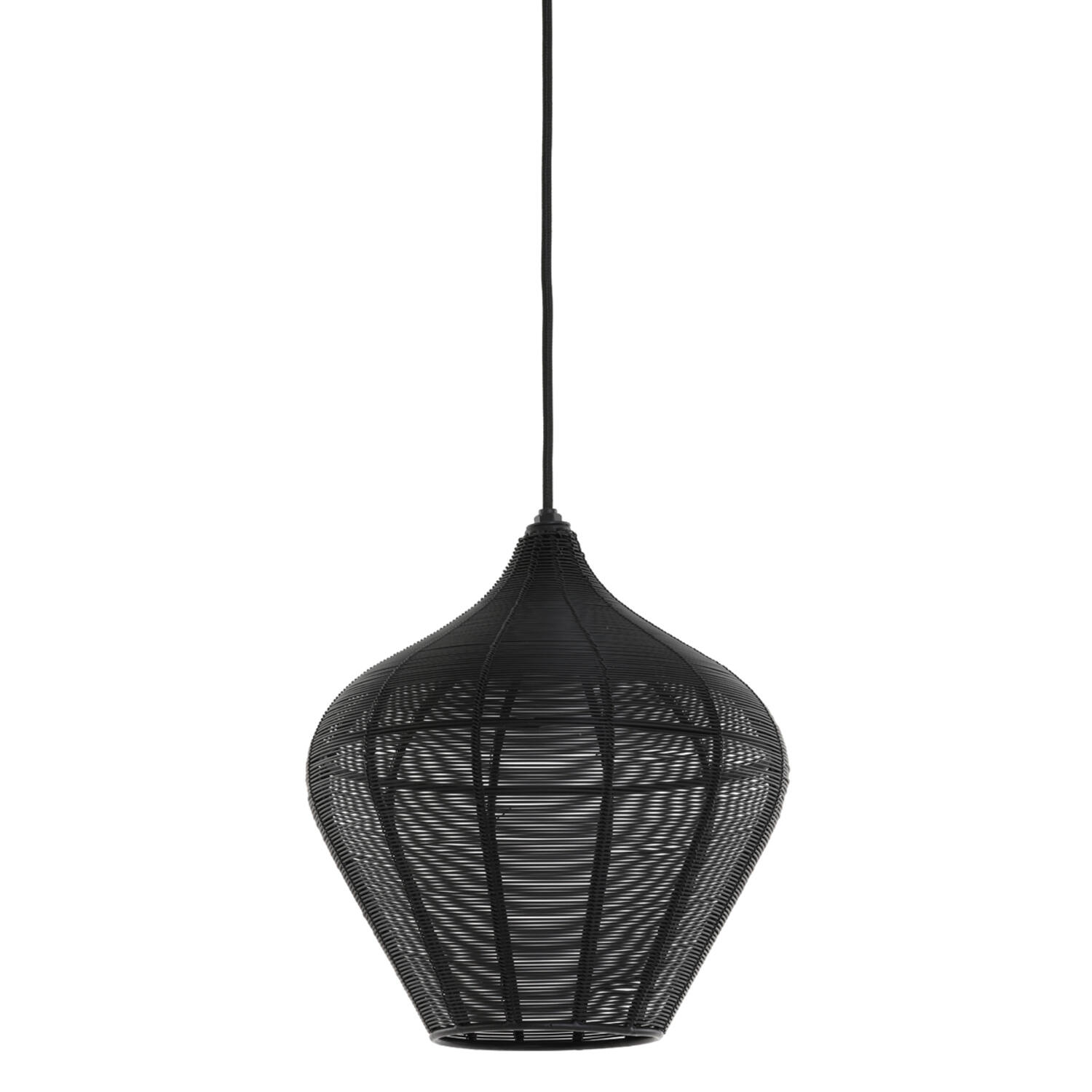 Light & Living Hanglamp Ø27x29,5 cm ALVARO mat zwart