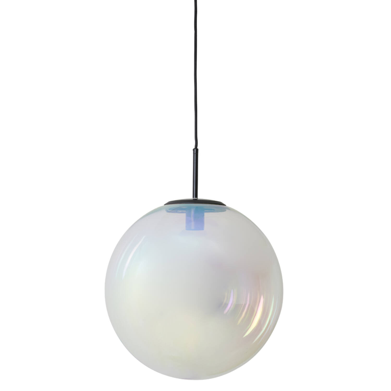 Light & Living Hanglamp Ø40 cm MEDINA glas rainbow+zwart
