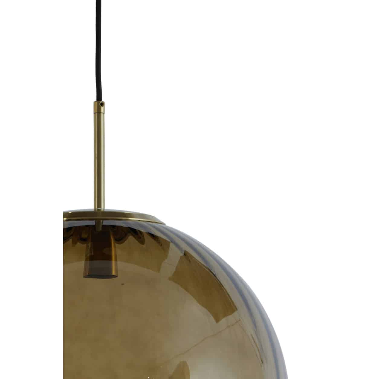 Light & Living Hanglamp Ø40 cm MAGDALA glas bruin+goud