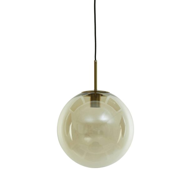 Light & Living Hanglamp Ø40 cm MEDINA glas amber+goud