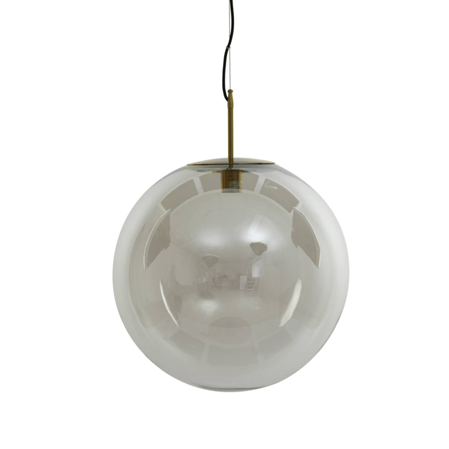 Light & Living Hanglamp Ø48 cm MEDINA antiek brons+glas helder