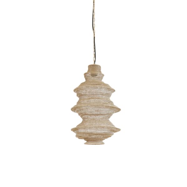 Light & Living Hanglamp Ø31x55 cm NAKISHA zand