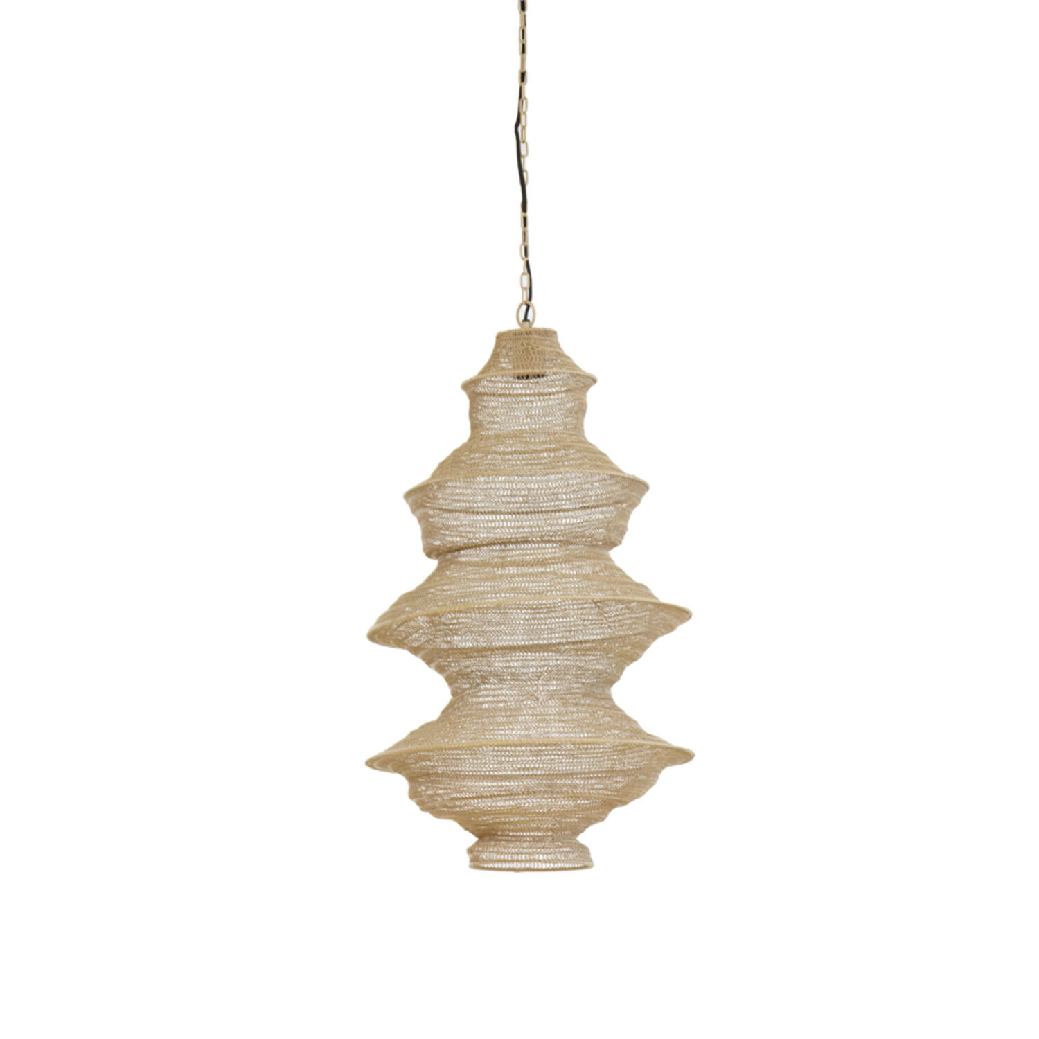 Light & Living Hanglamp Ø40x70 cm NAKISHA zand