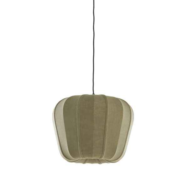 Light & Living Hanglamp Ø49,5x38 cm ZUBEDO olijf groen