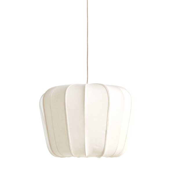 Light & Living Hanglamp Ø60x45 cm ZUBEDO wit