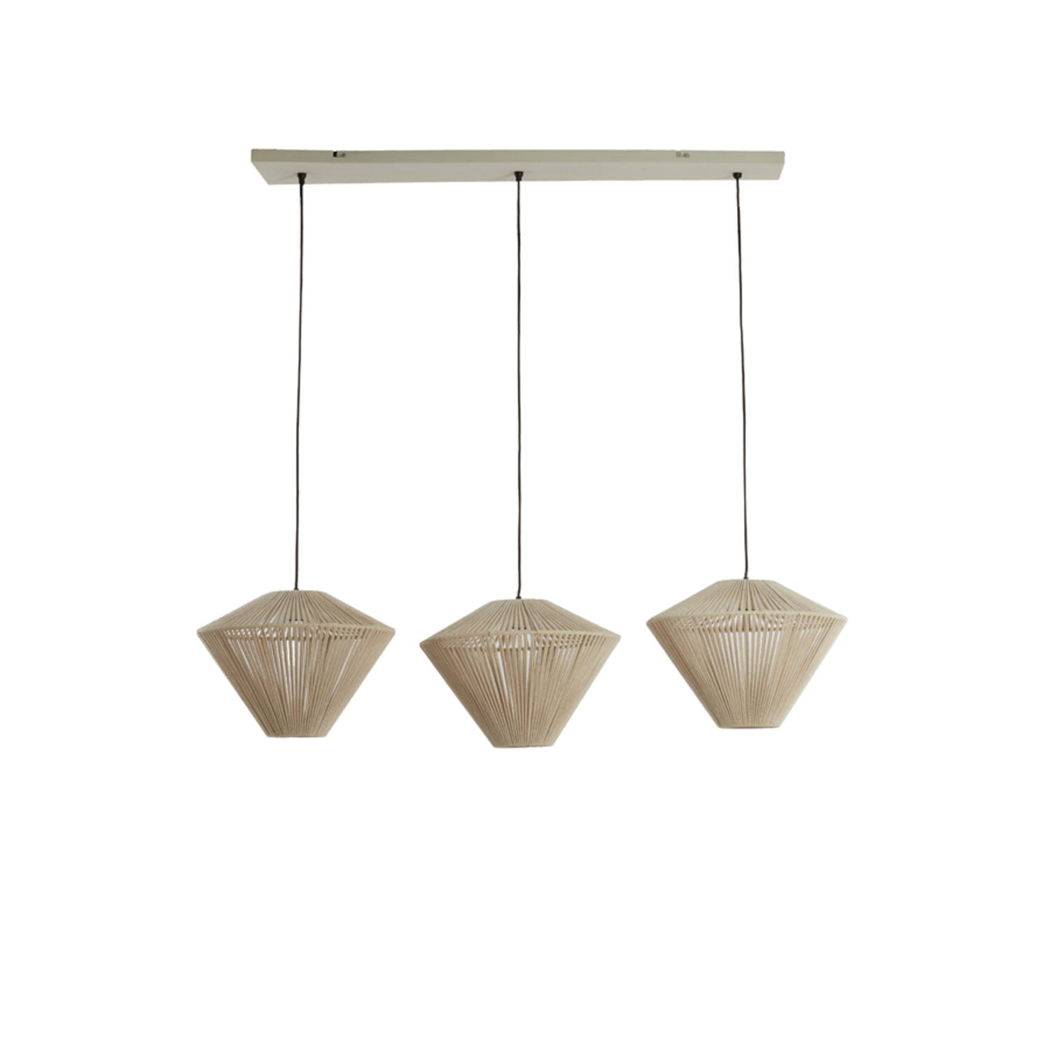 Light & Living Hanglamp 3L 120x42x130 cm FELIDA crème
