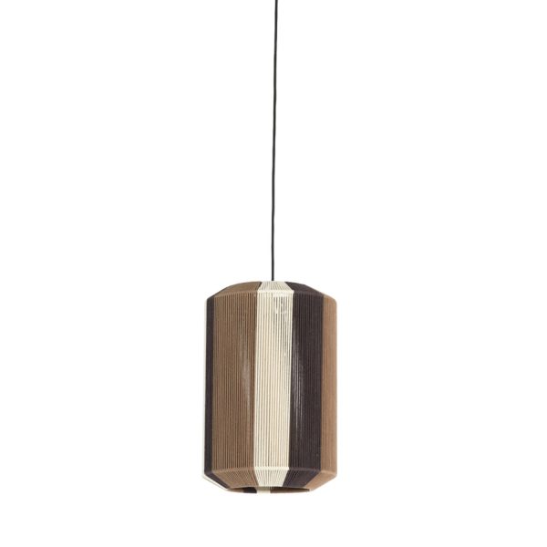 Light & Living Hanglamp Ø30x46 cm KOZANA bruin+crème+donker bruin