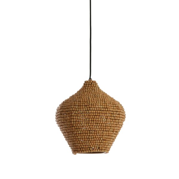 Light & Living Hanglamp Ø28x30 cm KALENGA kralen naturel