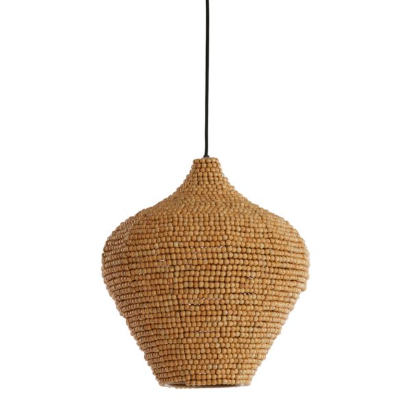Light & Living Hanglamp Ø36x41 cm KALENGA kralen naturel