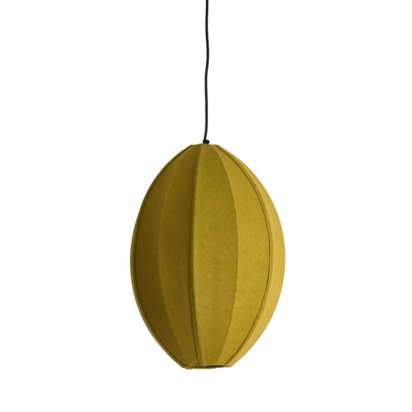 Light & Living Hanglamp Ø38x51 cm MILATOS jute olijf groen