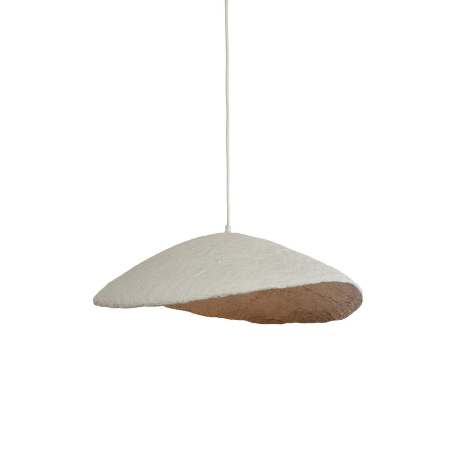Light & Living Hanglamp 71x53,5x23 cm LONIA crème+antiek brons