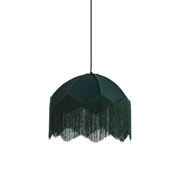 Light & Living Hanglamp Ø40x33 cm MALACIA velvet groen