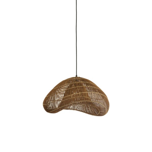 Light & Living Hanglamp 54x52,5x30,5 cm JANZUR rotan donker bruin