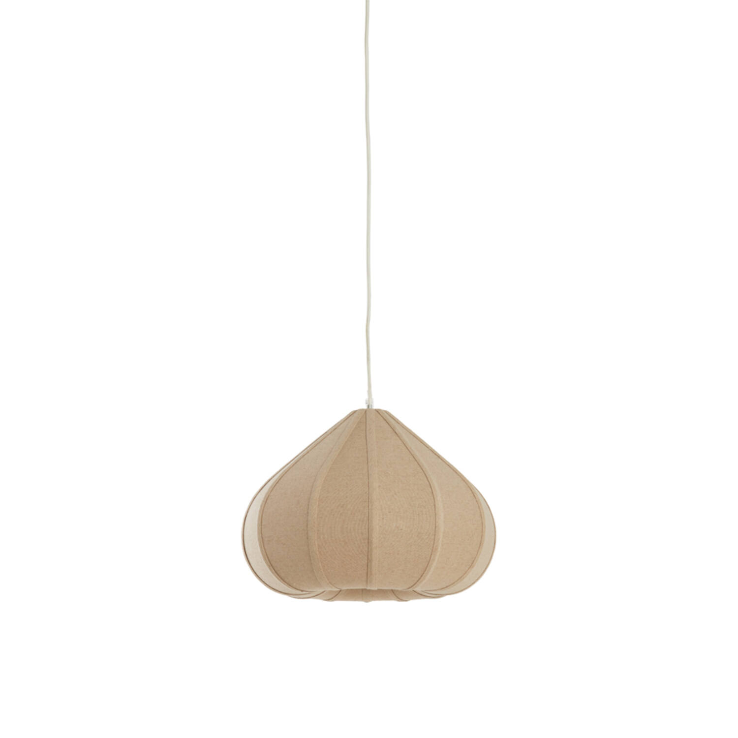Light & Living Hanglamp Ø40x28,5 cm ZUBEDA linnen naturel