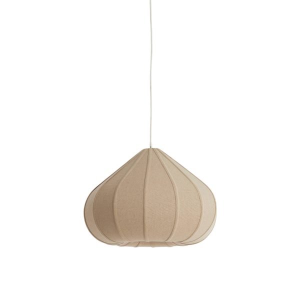 Light & Living Hanglamp Ø50x34 cm ZUBEDA linnen naturel