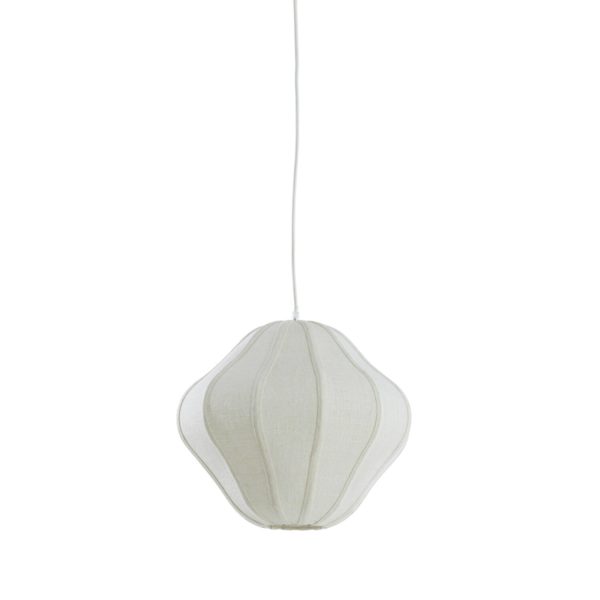 Light & Living Hanglamp Ø38,5x32 cm SUKAU linnen crème