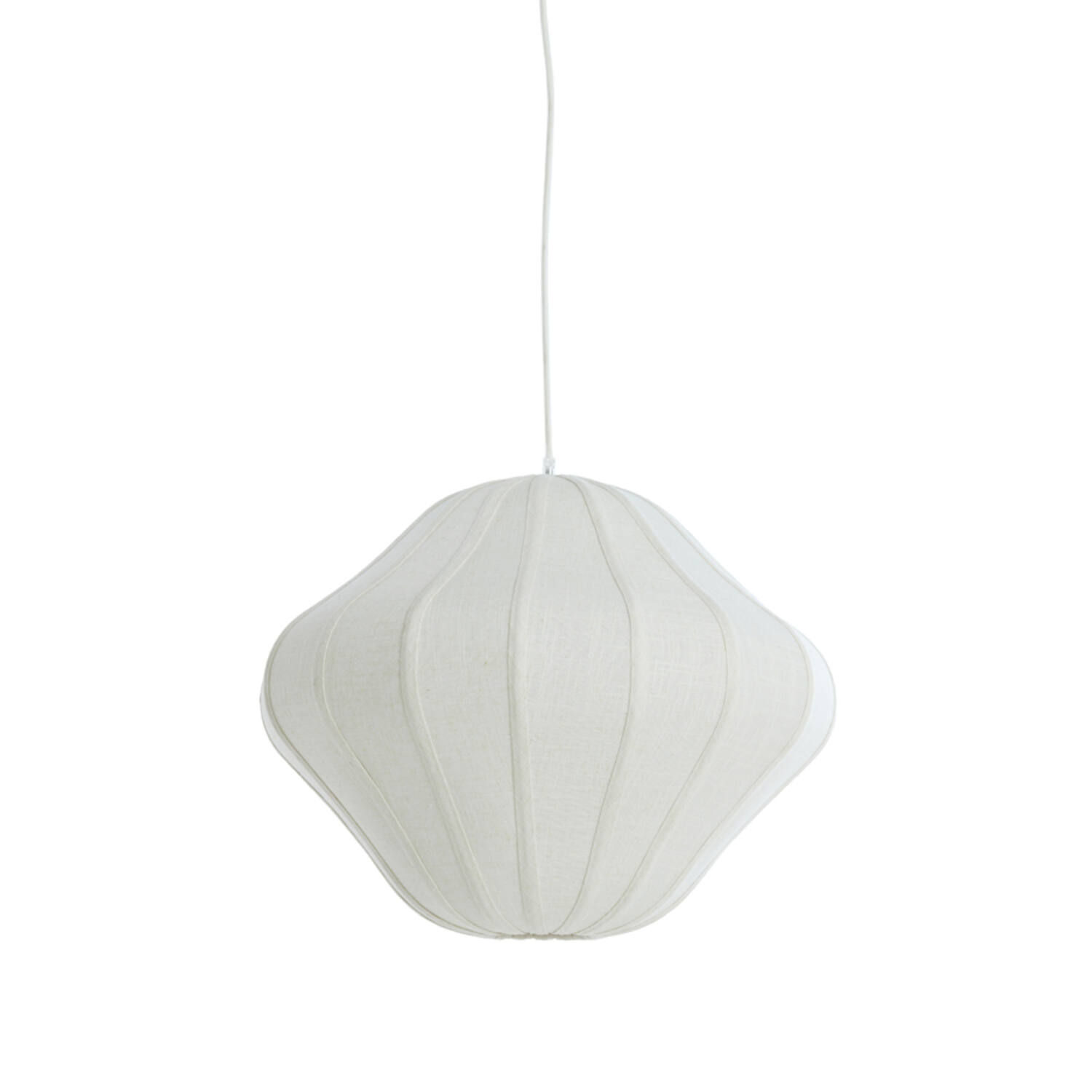 Light & Living Hanglamp Ø50x40 cm SUKAU linnen crème