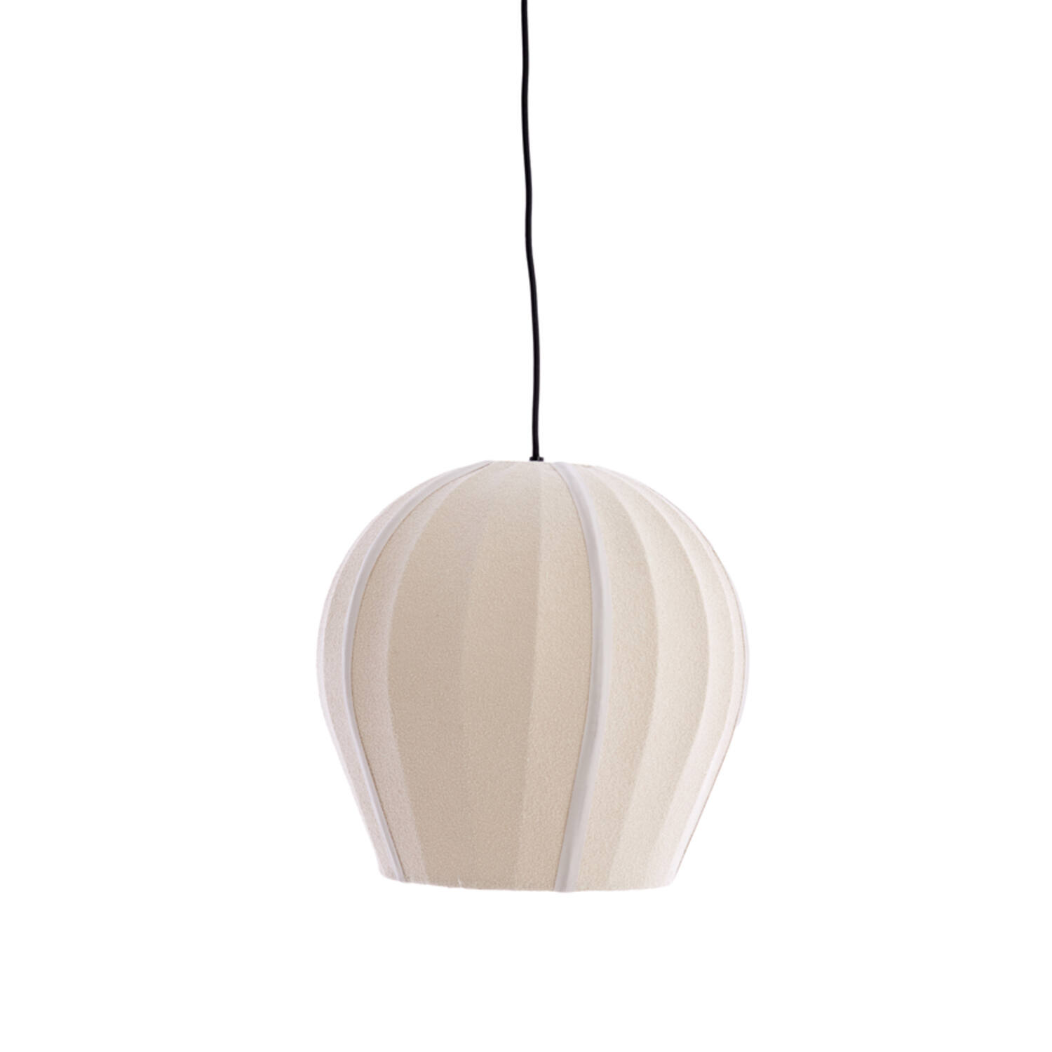 Light & Living Hanglamp Ø35x33 cm ZAGORI bouclé zand