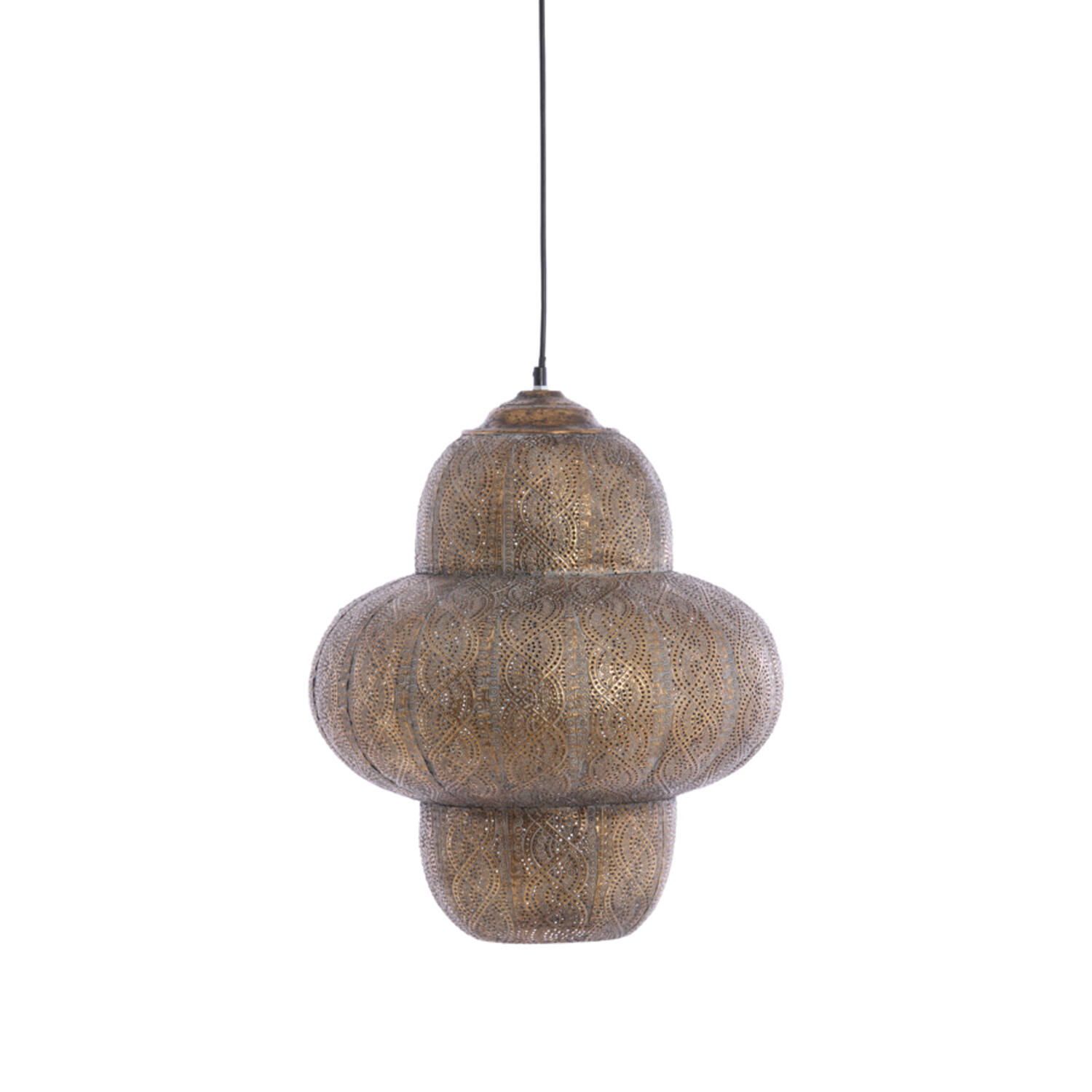 Light & Living Hanglamp Ø42x50,5 cm RYOTA bruin goud