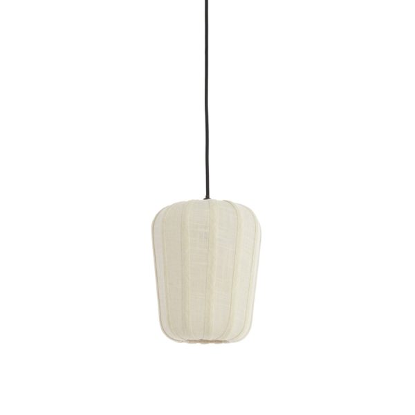 Light & Living Hanglamp Ø20x25 cm BIBURY hout print donker bruin+wit